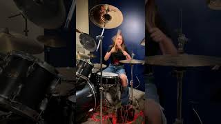 Lenny Kravitz  American Woman Drum Cover  Drummer Cam Performed LIVE by Female Drummer Shorts [upl. by Ettelohcin535]