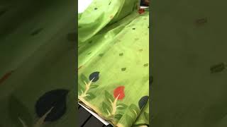 pure cotton mankari work saree YouTube shorts viral videos thanks trendy shirts saree fashion [upl. by Esnahc511]