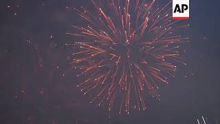 Fireworks over Kuala Lumpur to welcome 2019 [upl. by Romelda]