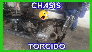 Enderezar Chasis de Moto 🔥🔥🔥 [upl. by Trebloc]