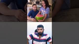 Reacting to watermelon prank 🤨 watermelon prank [upl. by Demetri]