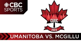 2023 Canadian University Ultimate Championships CUUC Tournament  UManitoba vs McGillU Open [upl. by Entroc]