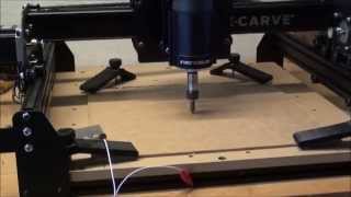 XCarve DIY CNC router First Impression assembly and 1st run [upl. by Shay]