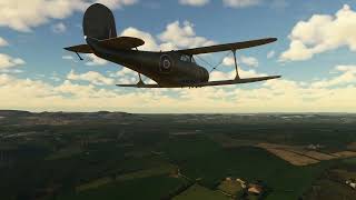 Flyin day at St just lands end EGHC for msfs2020 aviation flightsimulator warbirds gaming [upl. by Oam]