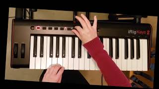 IK Multimedia iRig Keys Pro 2 MIDI controller keyboard tutorial by Laura Reynolds [upl. by Haugen]