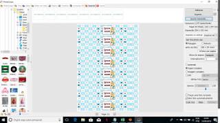 Tutorial  Como imprimir rótulos de papinha personalizada lembrancinhas  Photoscape [upl. by Vinni]