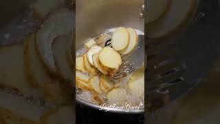 Easy sliced fried potatoes highlight lovetocookformyfamily food everyone potatosnacks [upl. by Gilbertson827]