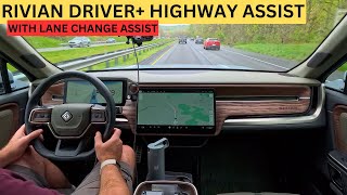 Rivian Driver Highway Assist Updated 2024 Review [upl. by Stila]