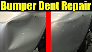 How to Fix a Dent on a Bumper Cover [upl. by Mirabella]