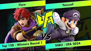 UFA 2024 SSBU  Flow Roy vs Youssef Mario  Top 128 Winners Round 1  SSBU Singles [upl. by Hairakcaz]