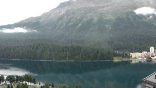 St Moritz Morning View From The Hotel Soldanella MOV02478MPG [upl. by Normak]