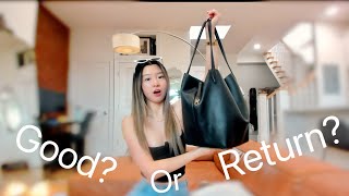 Madewell Shopper Tote First Impression and Review [upl. by Dode]