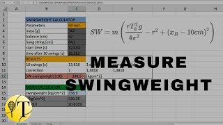 Measure swingweight  Tennis racket customization [upl. by Thackeray]