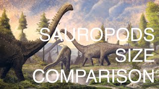 Sauropods Size Comparison [upl. by Thorn]