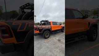 Orange Ram 1500 TRX Ignition in Texas [upl. by Levine]