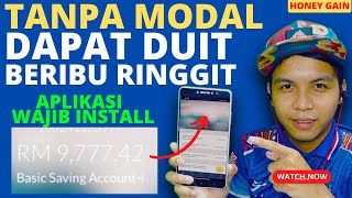 Dibayar Lebih RM5OOO Hanya Perlu Aktifkan Internet Di Aplikasi ini Buat Duit Free Tanpa Modal 2023 [upl. by Bastian]