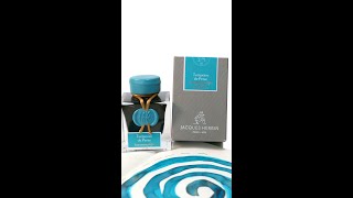 Get Splashed with the NEW J Herbin 1670 Turquoise de Perse Ink [upl. by Spitzer]