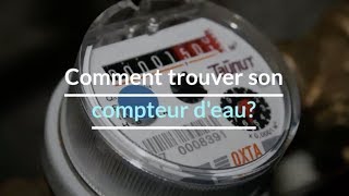 Où trouver son compteur deau [upl. by Prue]