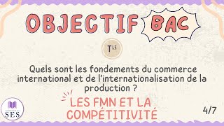 BAC Commerce International  Les FMN et la compétitivité [upl. by Gilda954]