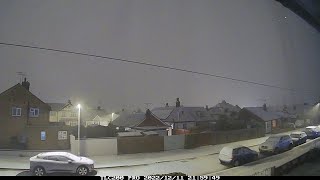 Freezing fog to snow  Timelapse  Herne Bay Kent  11th and 12th December 2022 [upl. by Crain544]