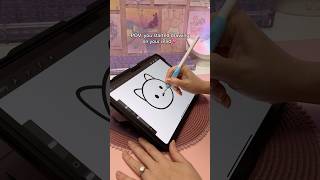 iPad drawing 💕✏️ apple pencil  procreate app  digital art  iPad accessories [upl. by Eilac]