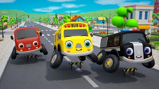 Wheels On The Bus Go To Town  Nursery Rhymes amp Kids Songs  Baby Car Songs TV [upl. by Dorey]