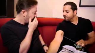 WATCH David Blaine Freaks Out Ricky Gervais HD [upl. by Crompton]