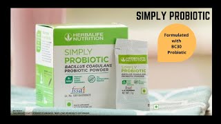 Herbalife Simply Probiotic की विवरण सामग्री फायदे उपयोग [upl. by Souvaine844]