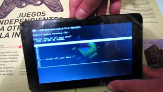 Tutorial Hard Reset Tablet Android ResetearFormatear tablet [upl. by Amabel869]