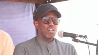 Mandera North MP Major Bashir Abdullahi speech during 61st Mashujaa Day celebration in Banisa [upl. by Beverle639]