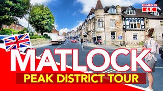 MATLOCK Derbyshire  Full walking tour of Matlock Town Centre in the Peak District England [upl. by Gnik906]