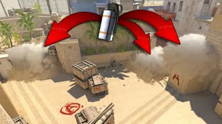 CS2 Mirage A Smokes CT Stairs and Jungle from one position [upl. by Leiser609]