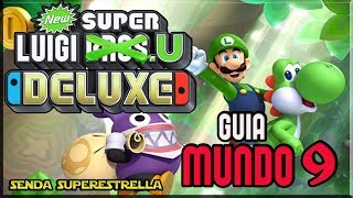 New Super Luigi U Deluxe  Guia 100  Mundo 9 Especial  Senda Superestrella  Español [upl. by Kerwon]