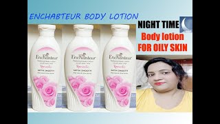 ENCHANTEUR BODY LOTIONSUMMER BODY LOTIONNIGHT LOTION IN TELUGUNAVYA SKIN CARE [upl. by Lanti835]