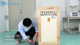 How to install and use the sintering furnace F10 after received？Click here to watch [upl. by Ymereg]