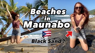 Beaches in Maunabo Los Bohios black sand California Beach amp Lighthouse [upl. by Ecidnac]