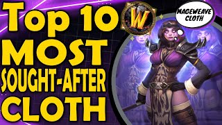 Top 10 Most Sought After Cloth Transmog [upl. by Golden]