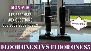 TINECOFLOOR ONE S3 VS FLOOR ONE S5  COMPARATIF [upl. by Anuqahs]