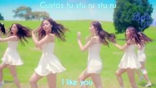 GFRIEND Me Gustas Tu Lyrics ENGROM [upl. by Ignaz]