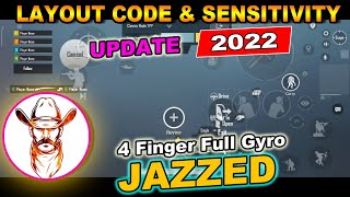 2022 JAZZED Sensitivity amp Control Code PUBG Mobile [upl. by Helms740]