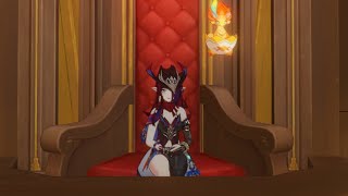 Getting to Furina’s throne only using Chasca [upl. by Keelin325]