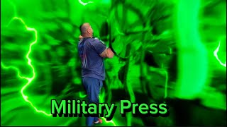 Military Press 🏋️‍♀️💪🏽 shortsvideo motivation militarypress gym workout fitness youtube [upl. by Zeitler]