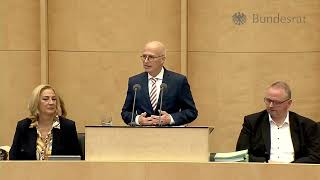 Bilanzrede des Bundesratspräsidenten Dr Peter Tschentscher [upl. by Aivan594]