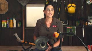 RYOBI What is a bump feed trimming line head [upl. by Sneve]