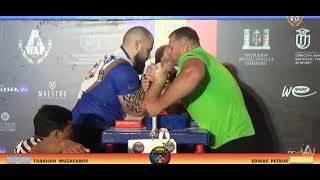 Tarkhan Muzaffarov Edikas Petkus 2024 Armwrestling [upl. by Ain]