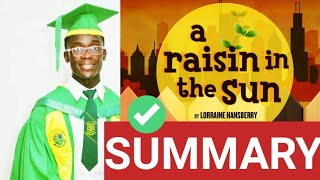 a raisin in the sun lorraine hansberry summary and analysis [upl. by Johnath]