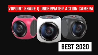 VUPOINT Share Q Underwatery Best Action Camera 2020 [upl. by Linn]