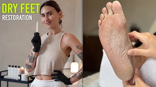 Making Dry Cracked Feet Like New After One Luxury Treatment [upl. by Ule]