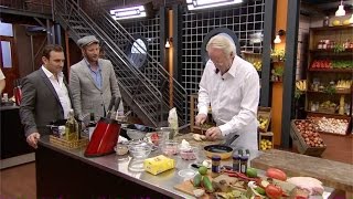 Hellstrøm konkurrer mot MasterChefelevene [upl. by Netsryk]