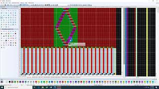 HQPDS  How To make a jacquard design jacquard programming Hqpds tutorial beginner [upl. by Ainaznat927]